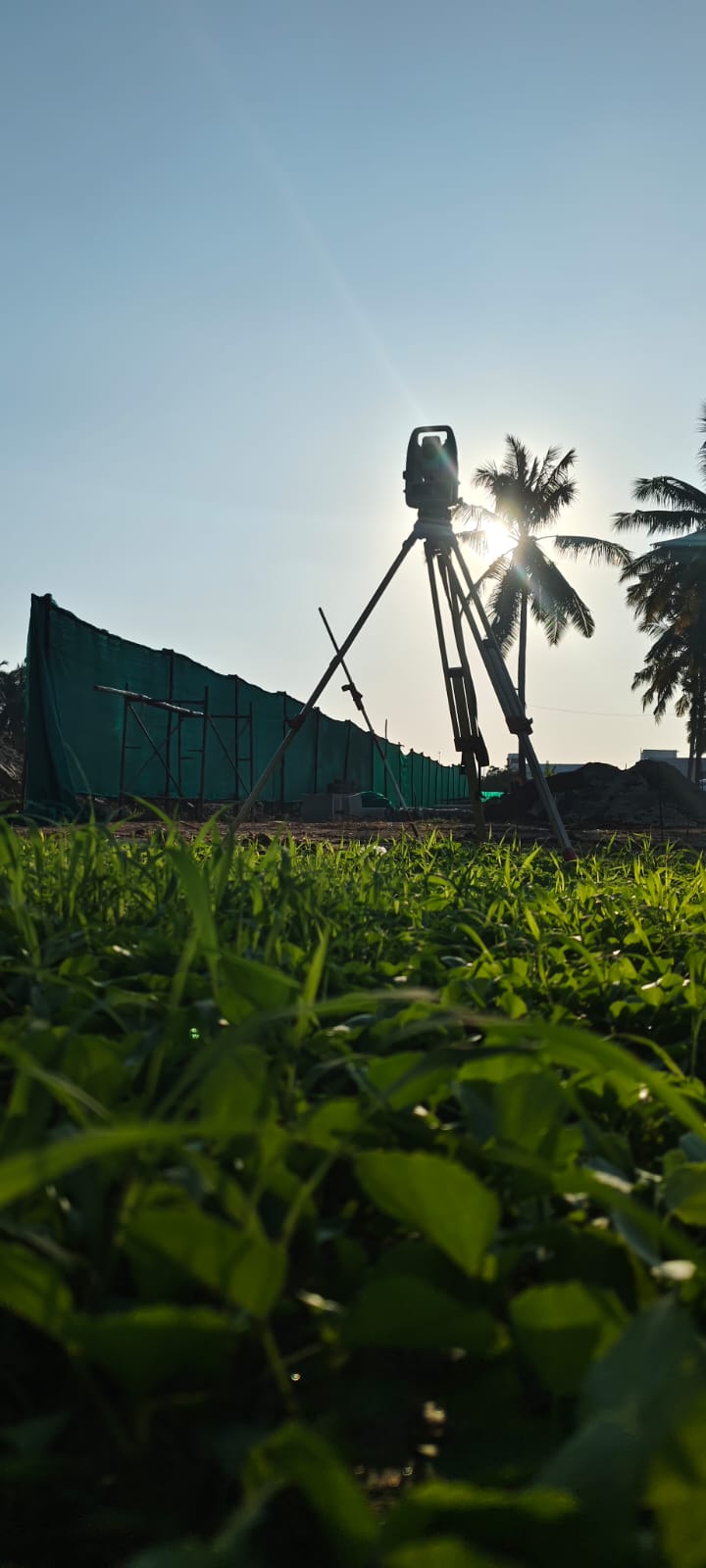 Precise Column and Footing Marking in Ramanathapuram